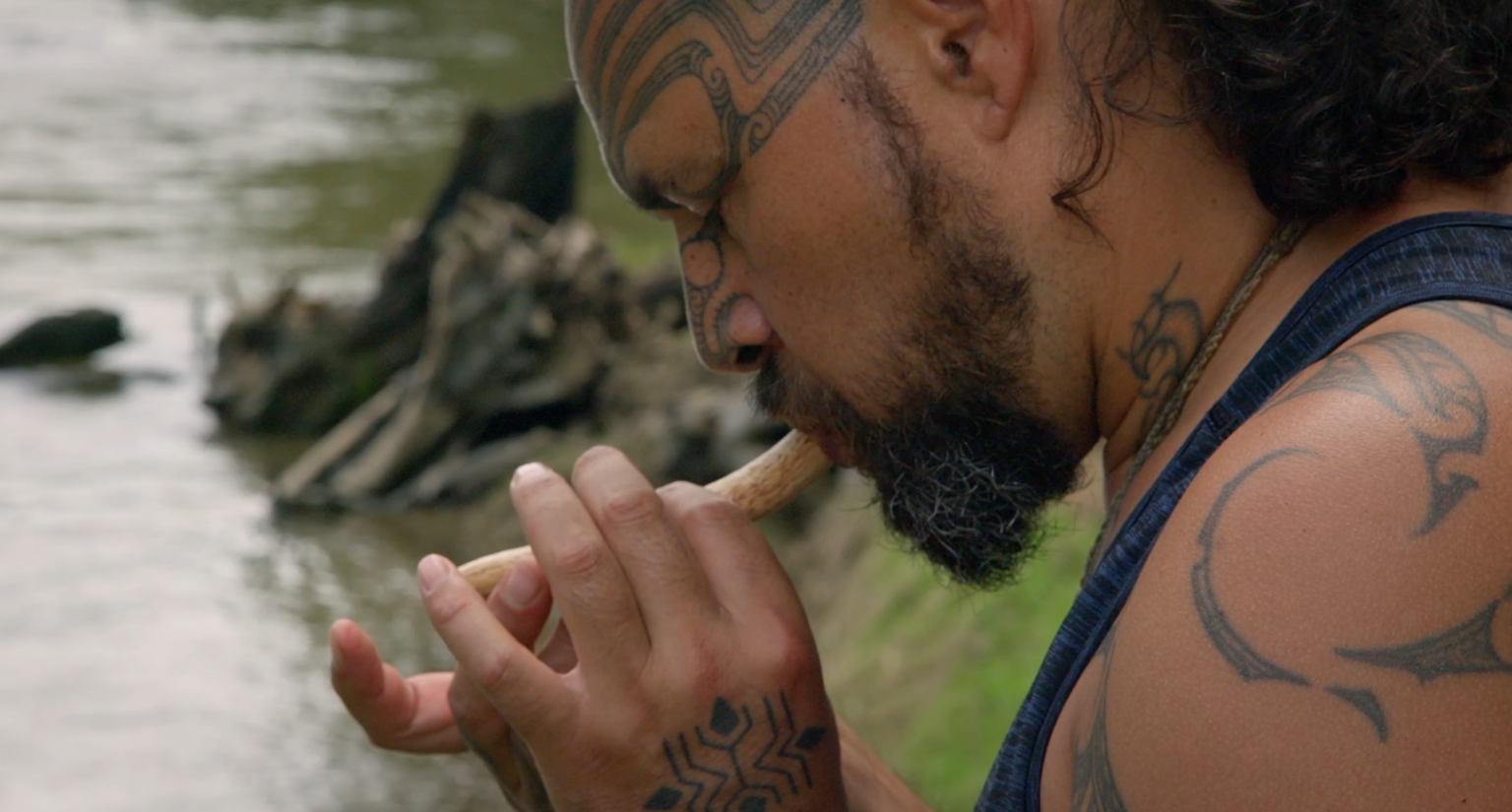 Maori sound artist and composer Puoro Jerome