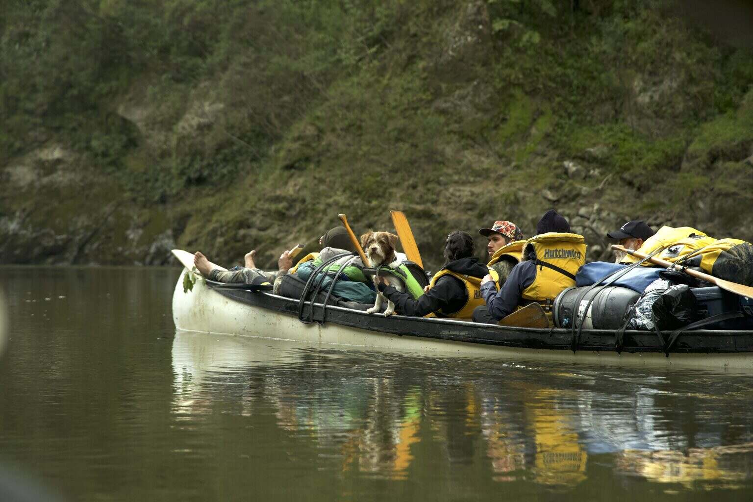 one of the canoes